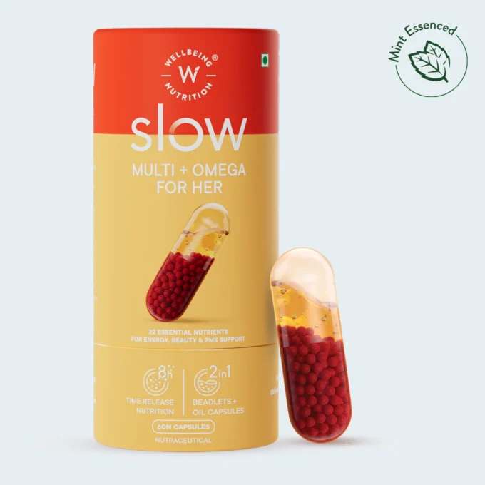 Wellbeing Nutrition Multi + Omega for her Slow