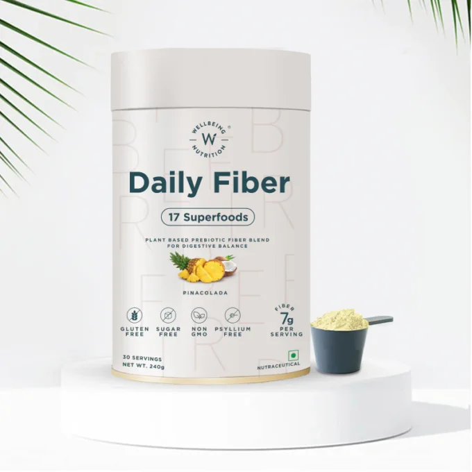 Wellbeing Nutrition Daily Fiber | Pina Colada Flavor